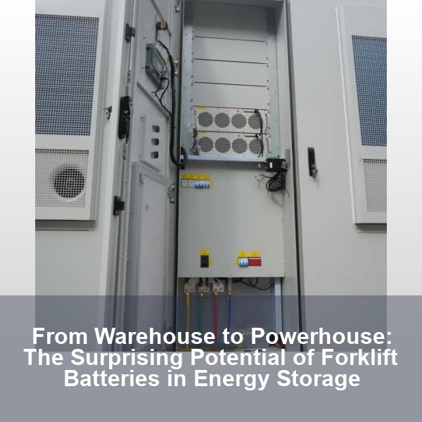 From Warehouse to Powerhouse: The Surprising Potential of Forklift Batteries in Energy Storage